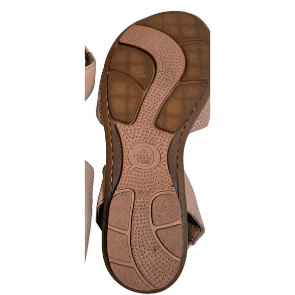 Born Trang Tan Leather Cutest Slingback Stretch Straps Sandals F18859 Women 7M - Picture 6 of 7